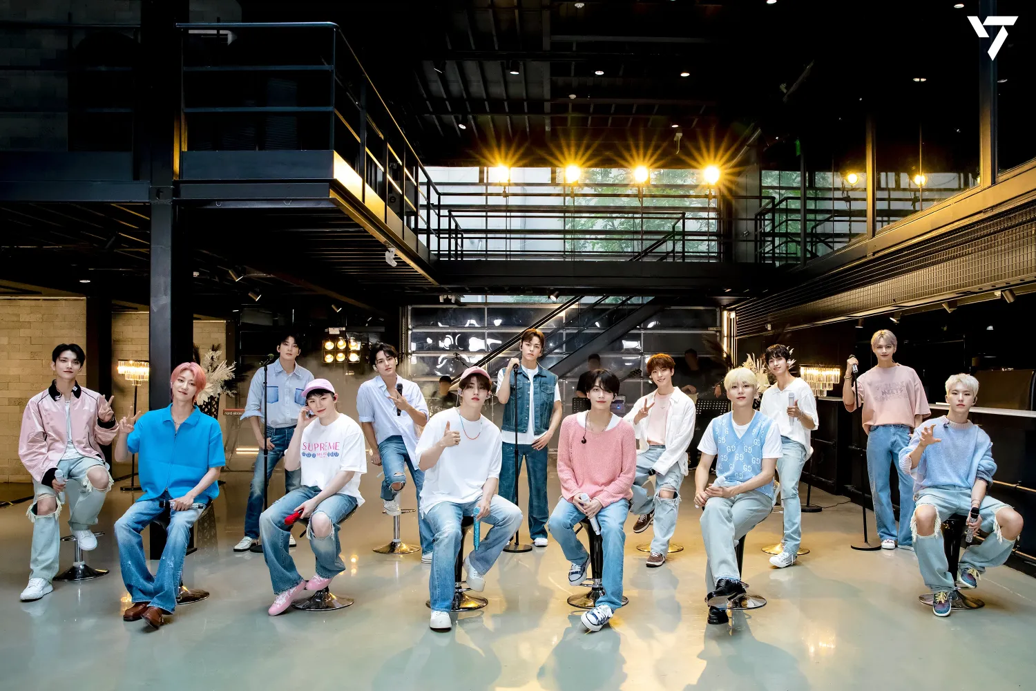 Recent activity shot of SEVENTEEN