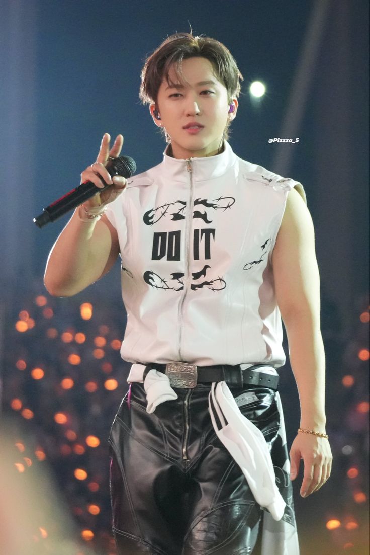 Recent activity shot of Changbin (Stray Kids)