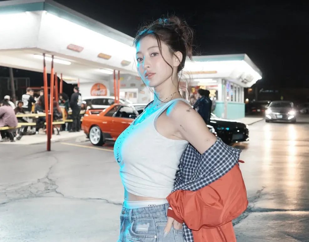 志效 (TWICE)粉丝拍下的瞬间