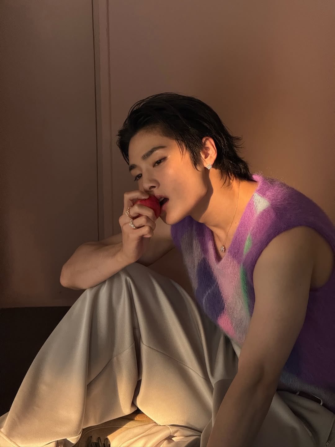 A moment captured by I.N (Stray Kids)'s fan