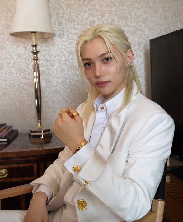 Recent activity shot of Felix (Stray Kids)