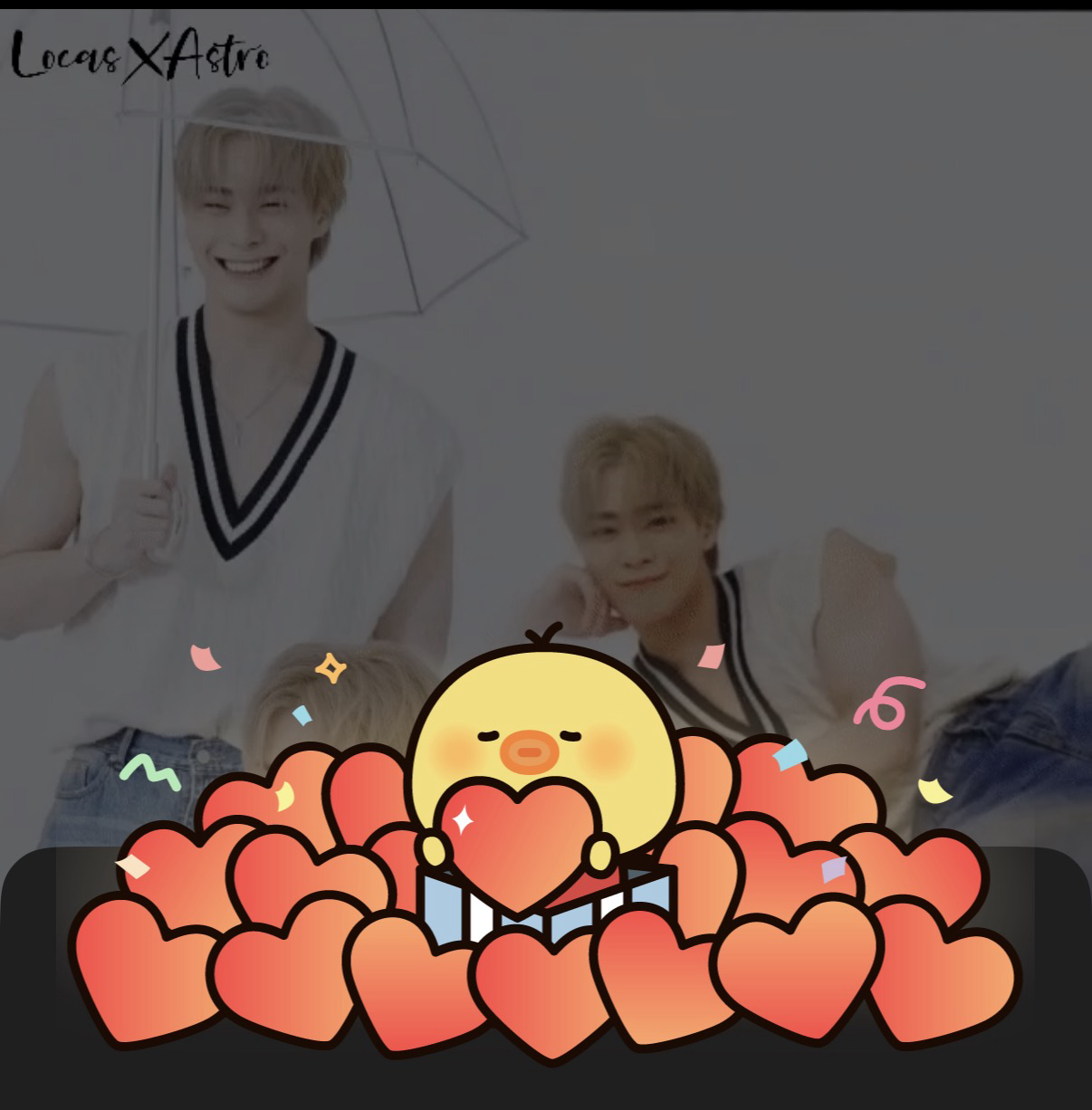 Recent activity shot of Moonbin (ASTRO)