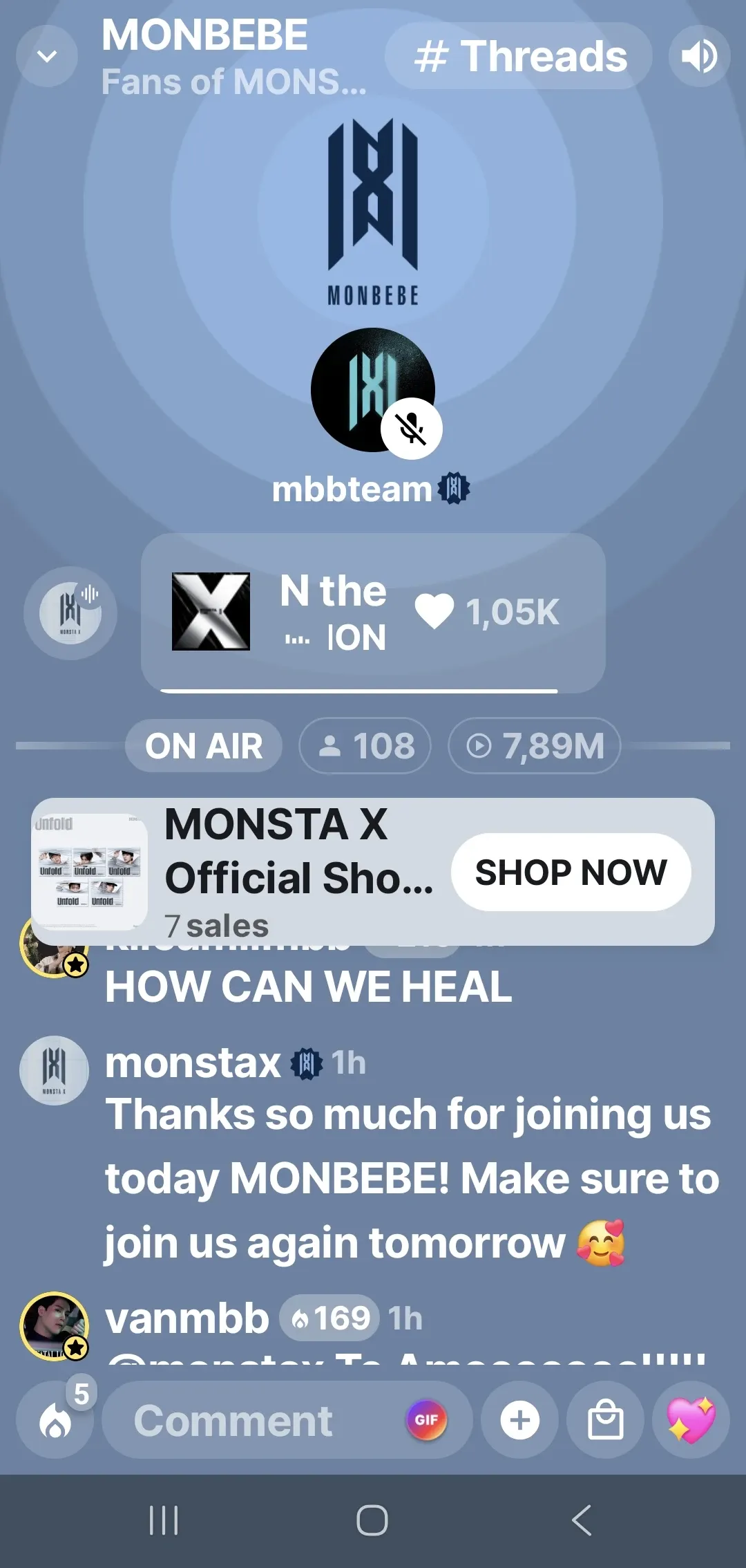 A heartfelt wallpaper shared by Shownu (MONSTA X)'s fans