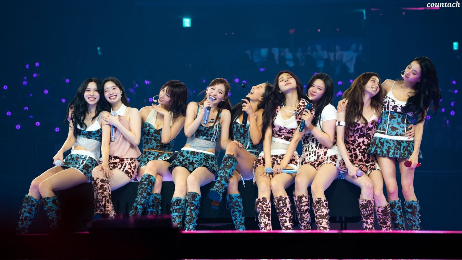 Recent activity shot of TWICE