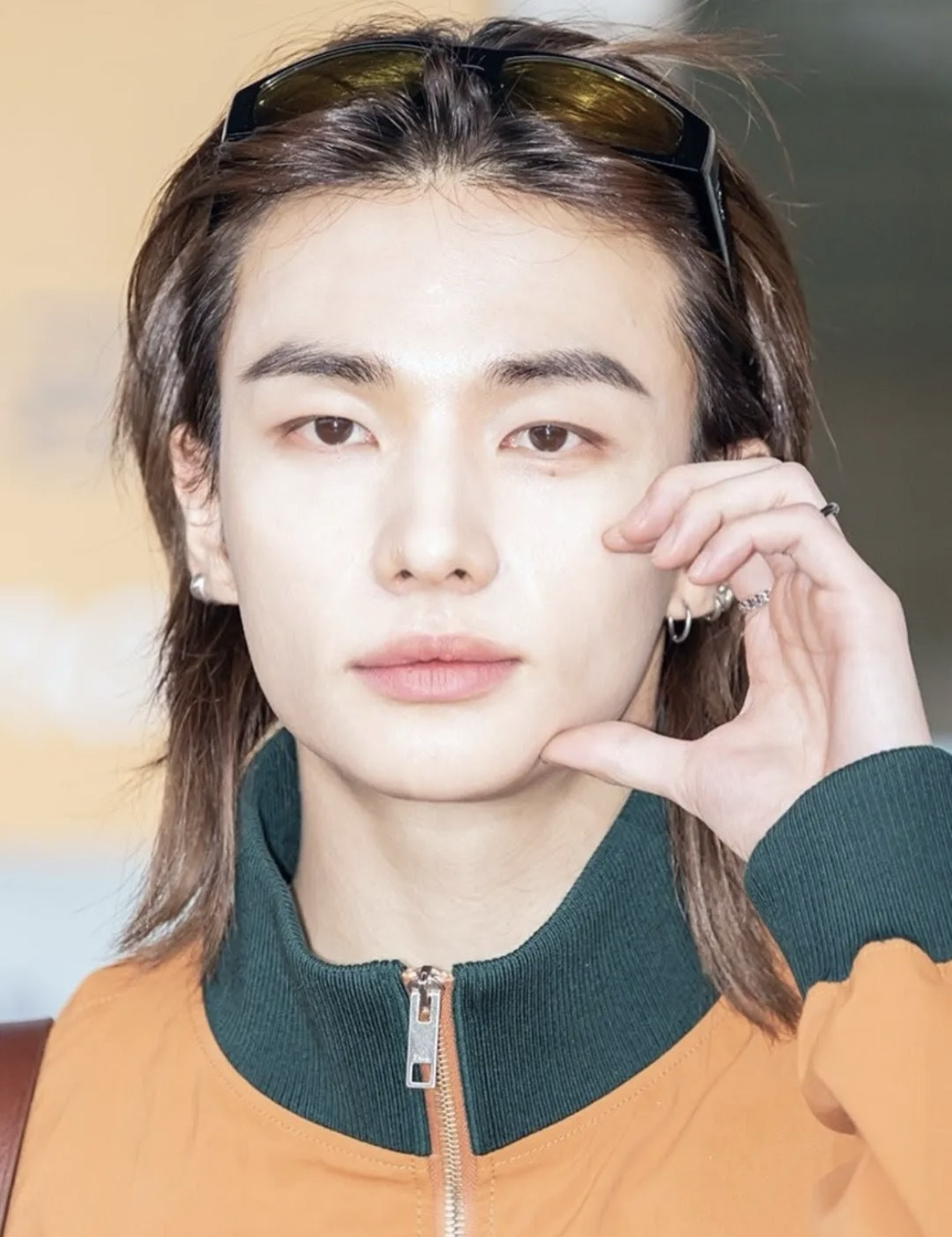 A moment captured by Hyunjin (Stray Kids)'s fan