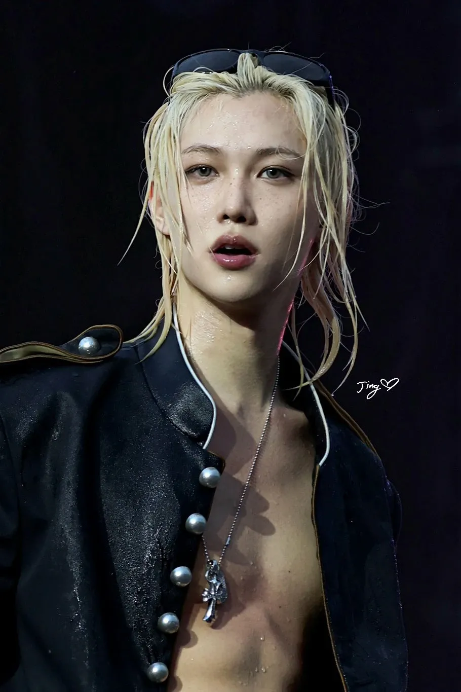 Recent activity shot of Felix (Stray Kids)