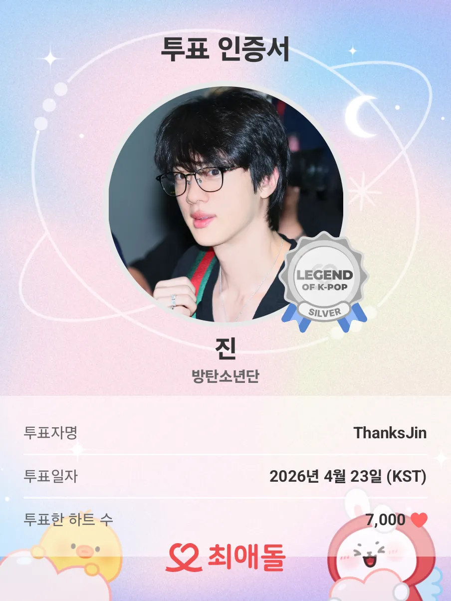 Jin (防弹少年团)的最新照片