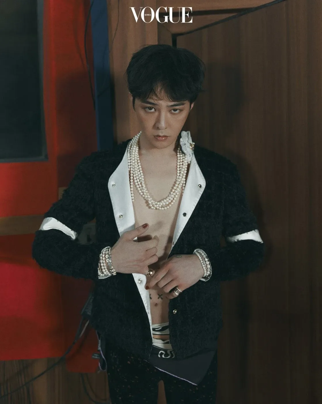 G-DRAGON (BIGBANG)の舞台裏ショット