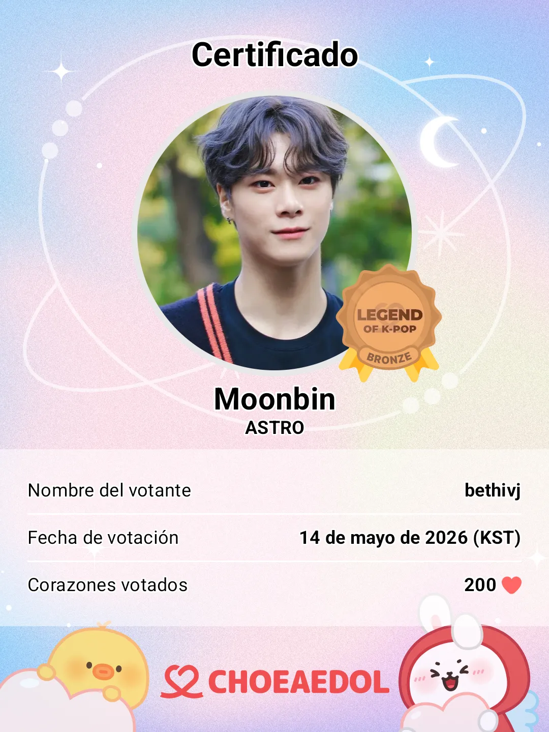 Latest photo of Moonbin (ASTRO)