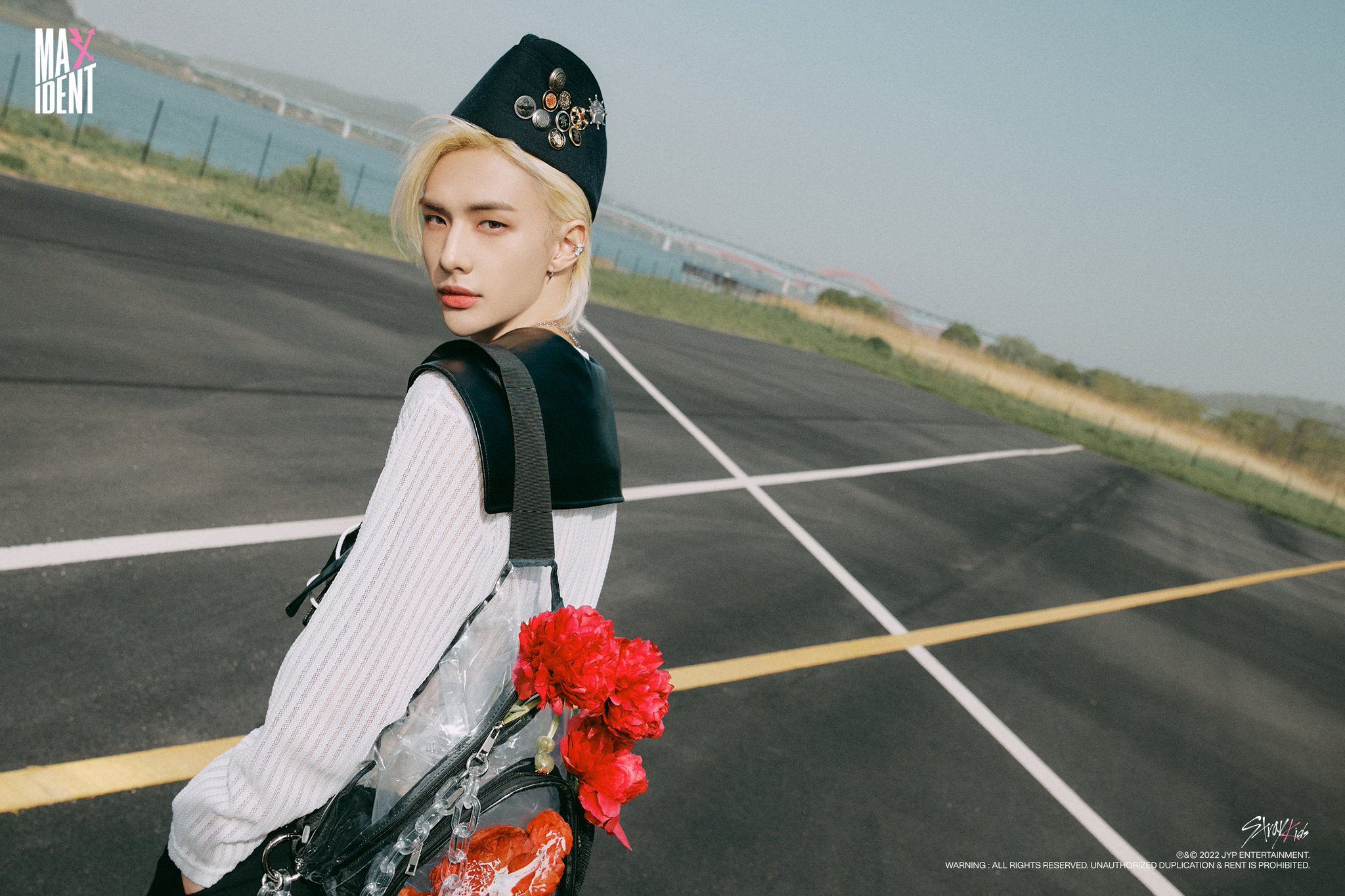 Behind-the-scenes cut of Hyunjin (Stray Kids)