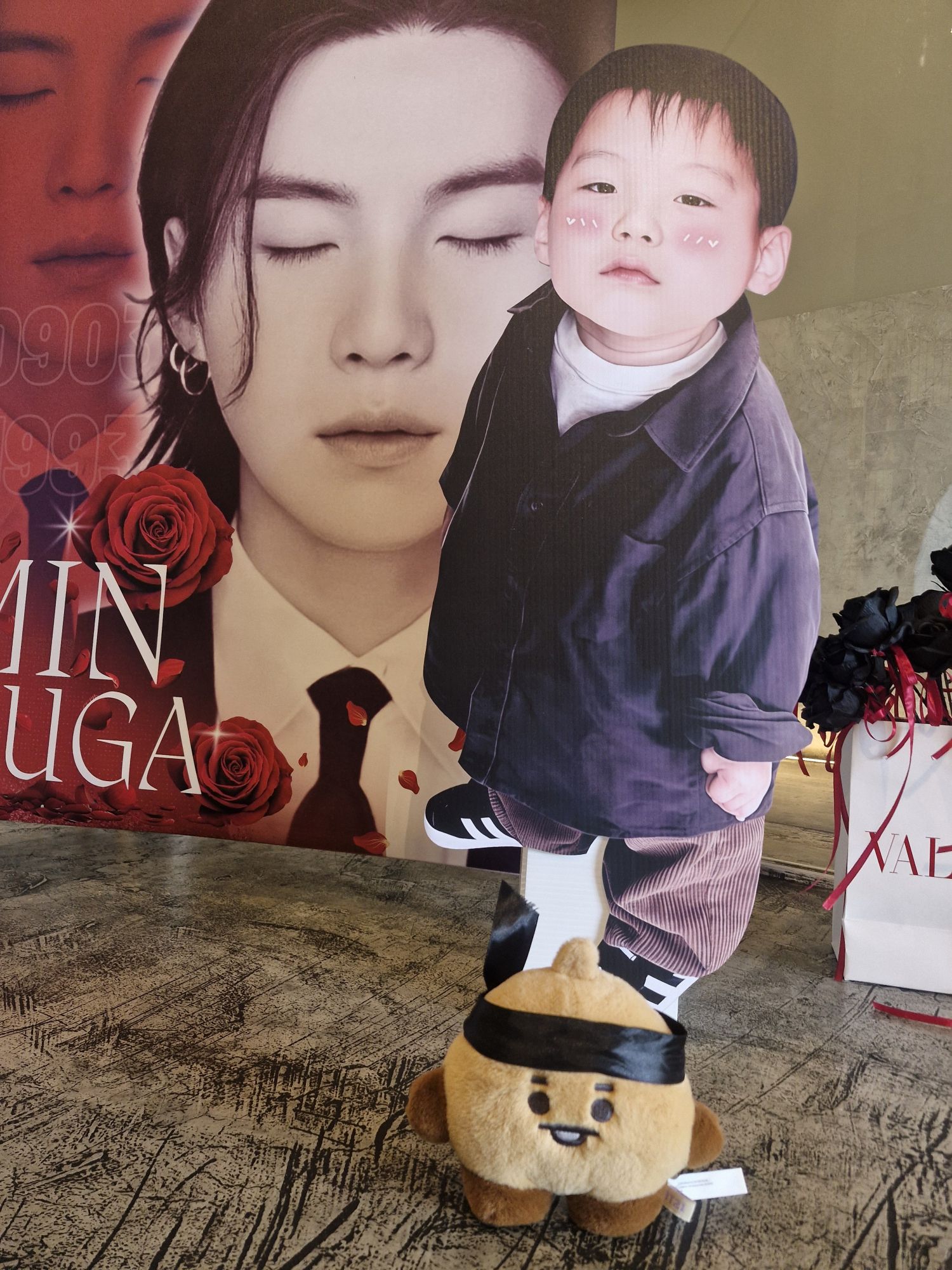 Recent activity shot of SUGA (BTS)