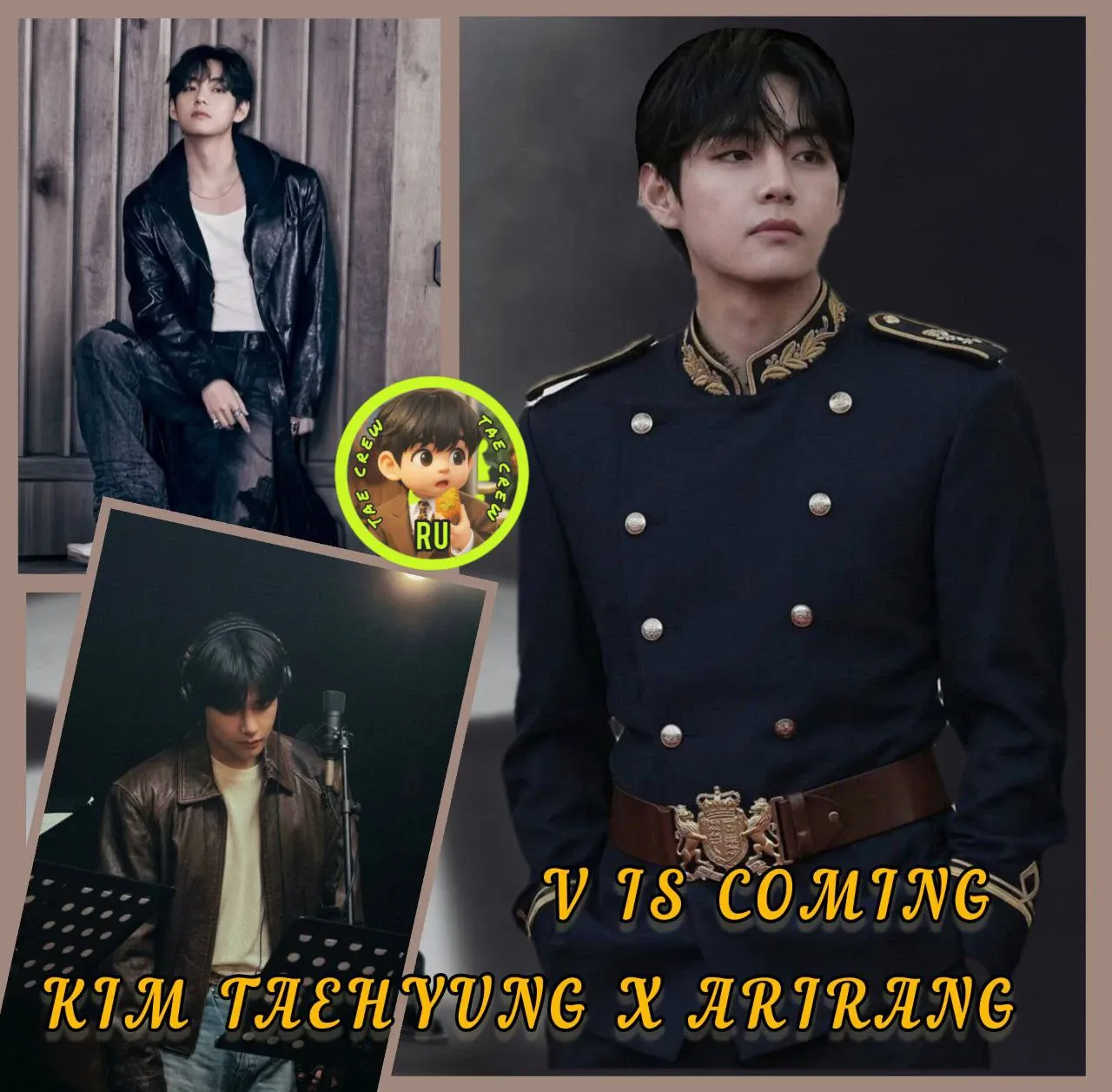 V (BTS)の舞台裏ショット