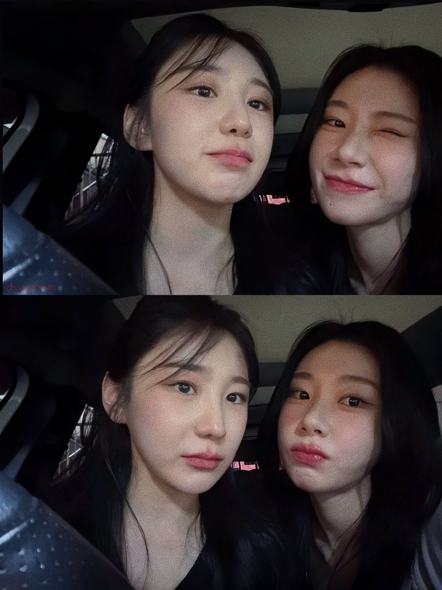 A moment captured by Chaeryeong (ITZY)'s fan