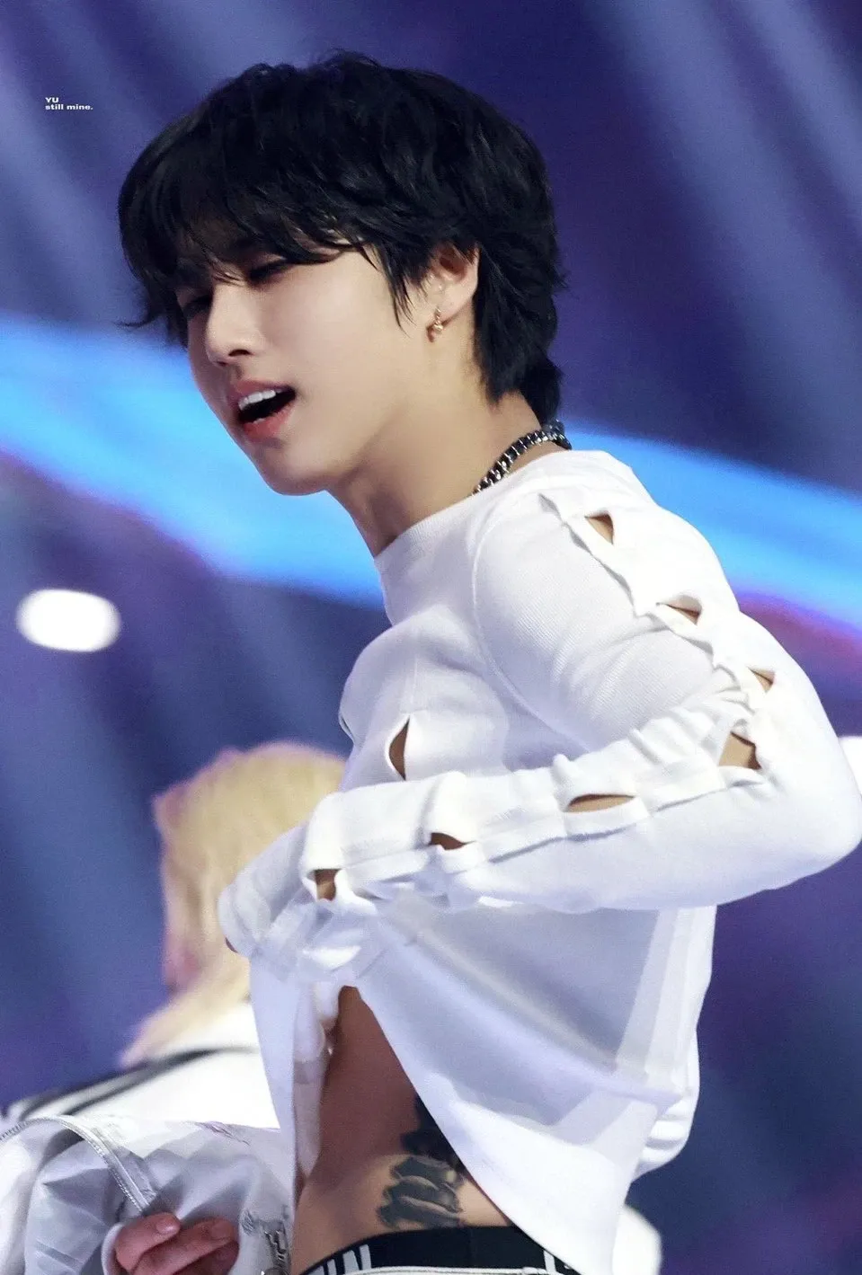 A moment captured by HAN (Stray Kids)'s fan