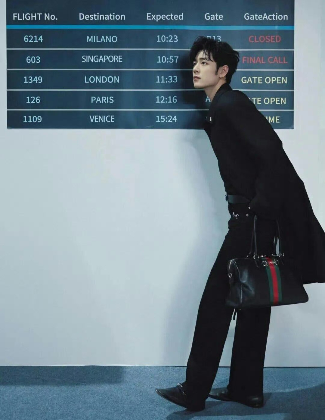 肖戦の舞台裏ショット