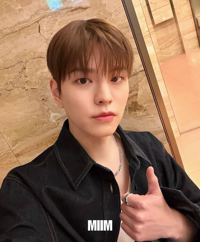 Recent activity shot of Seungmin (Stray Kids)