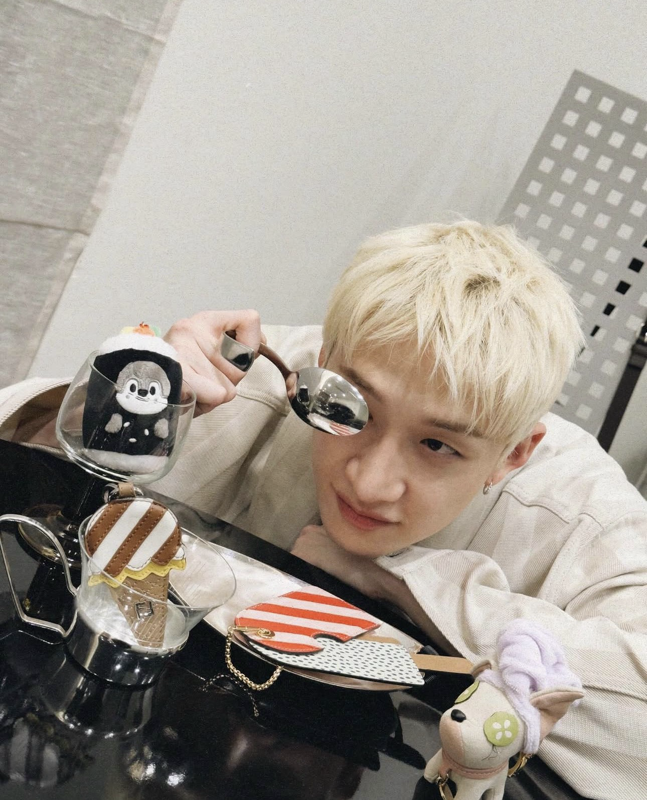 Behind-the-scenes cut of Bang Chan (Stray Kids)