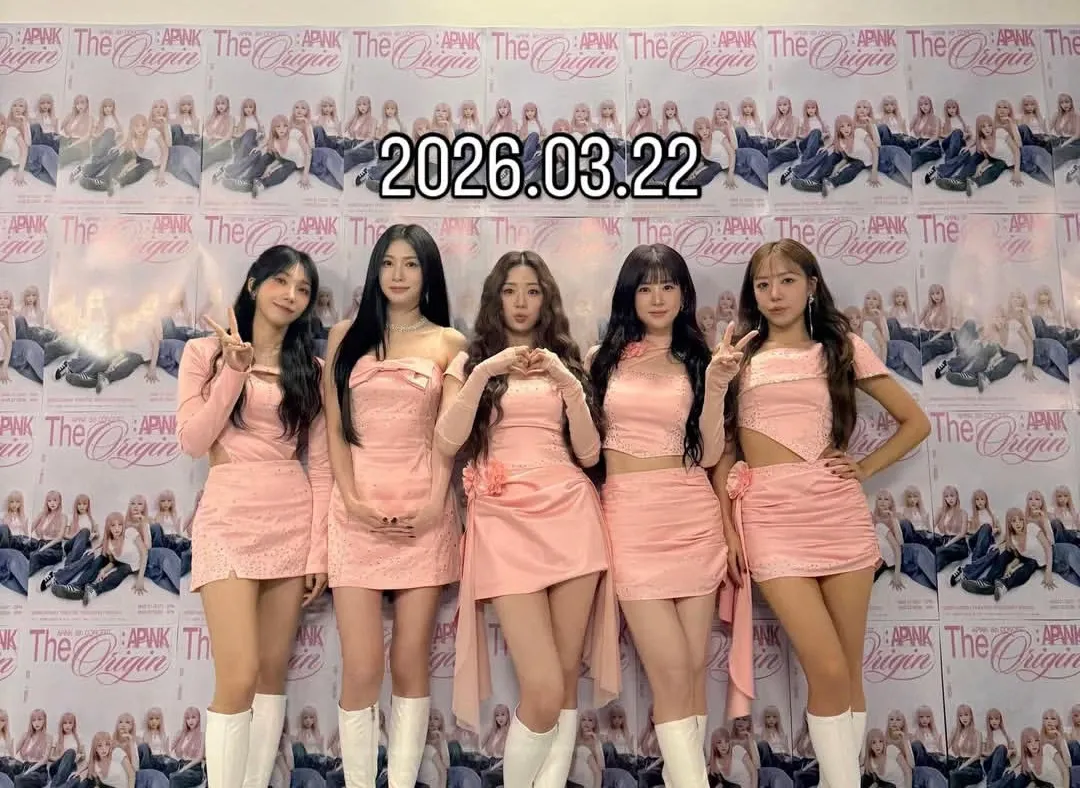 Apinkの舞台裏ショット