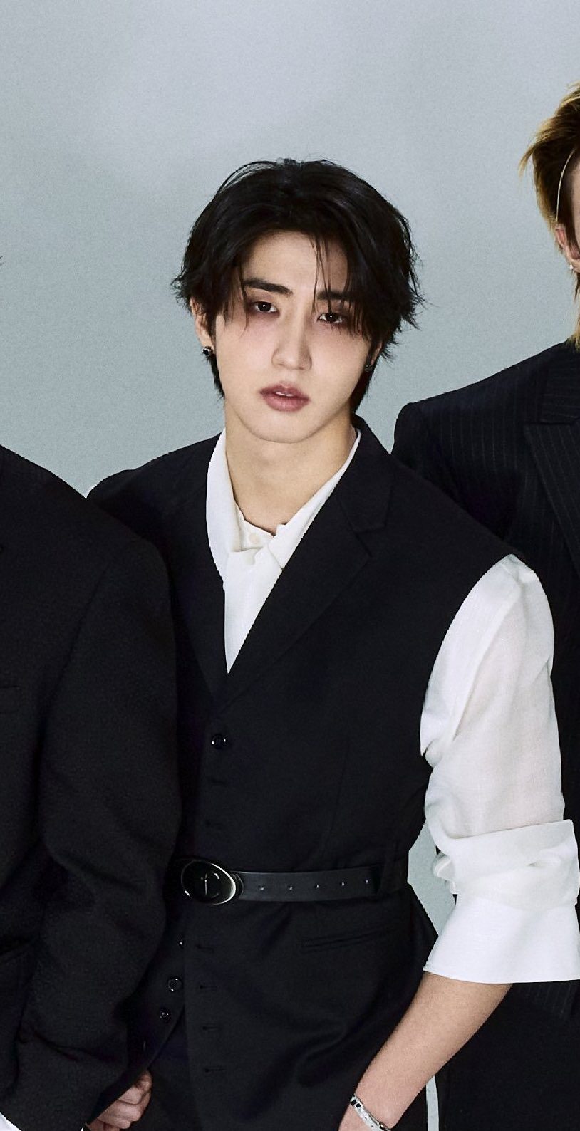 A heartfelt wallpaper shared by HAN (Stray Kids)'s fans