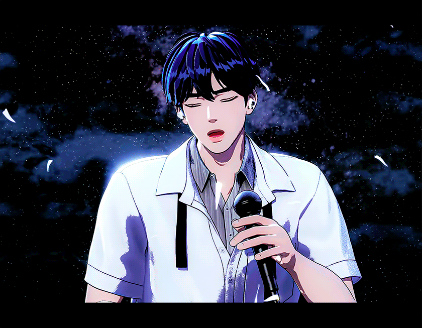 A moment captured by Yejun (PLAVE)'s fan