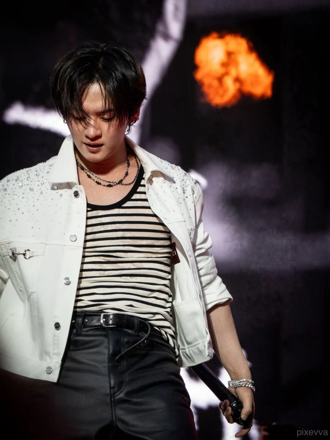 Recent activity shot of Lee Know (Stray Kids)