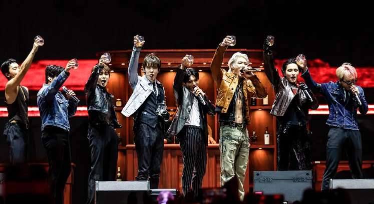 ATEEZ粉絲拍下的瞬間