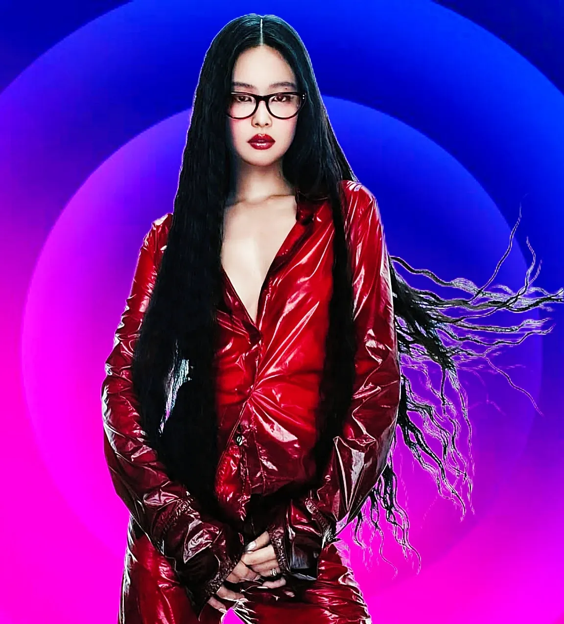 Jennie (BLACKPINK)粉丝拍下的瞬间