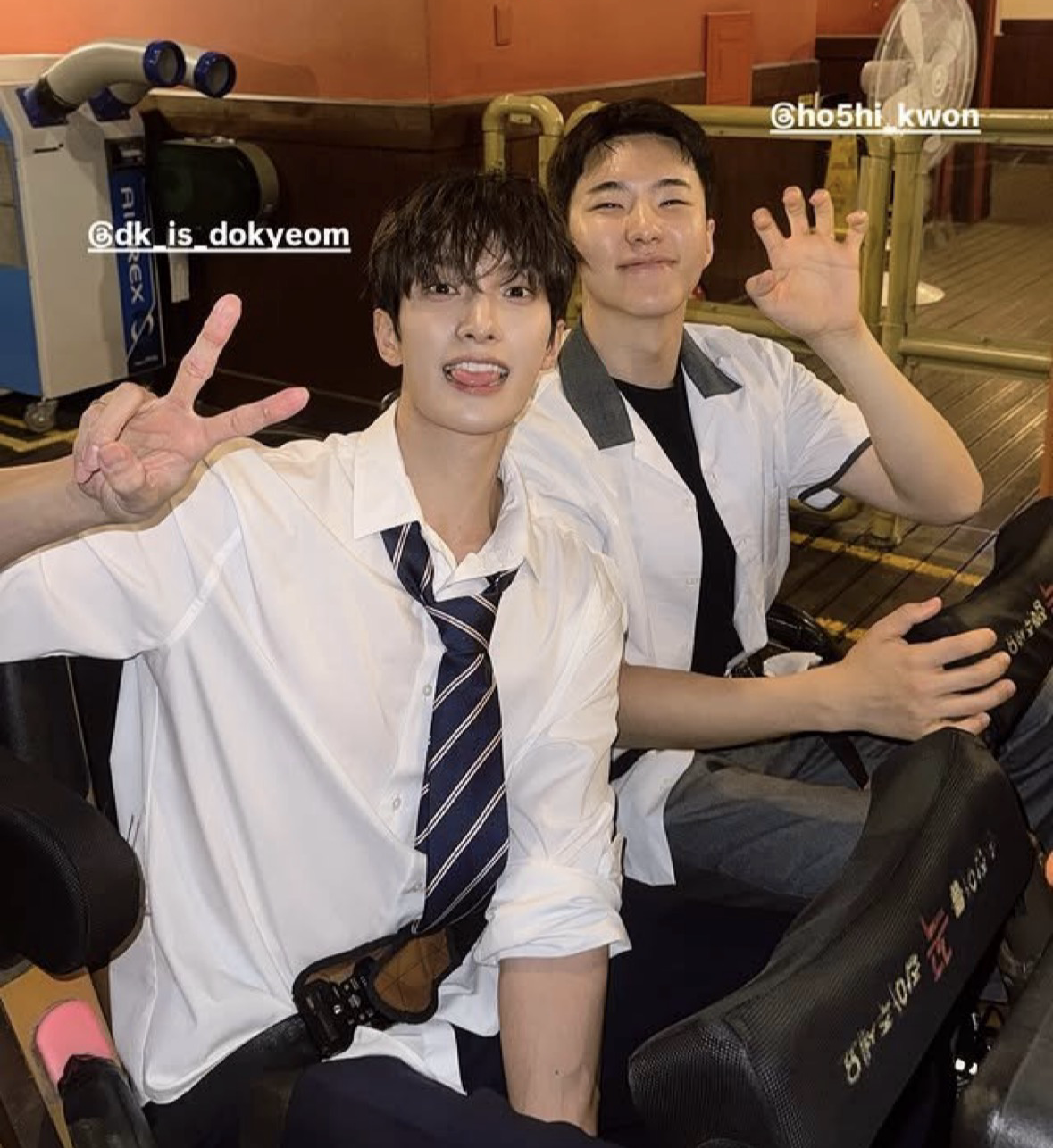Recent activity shot of DK (SEVENTEEN)