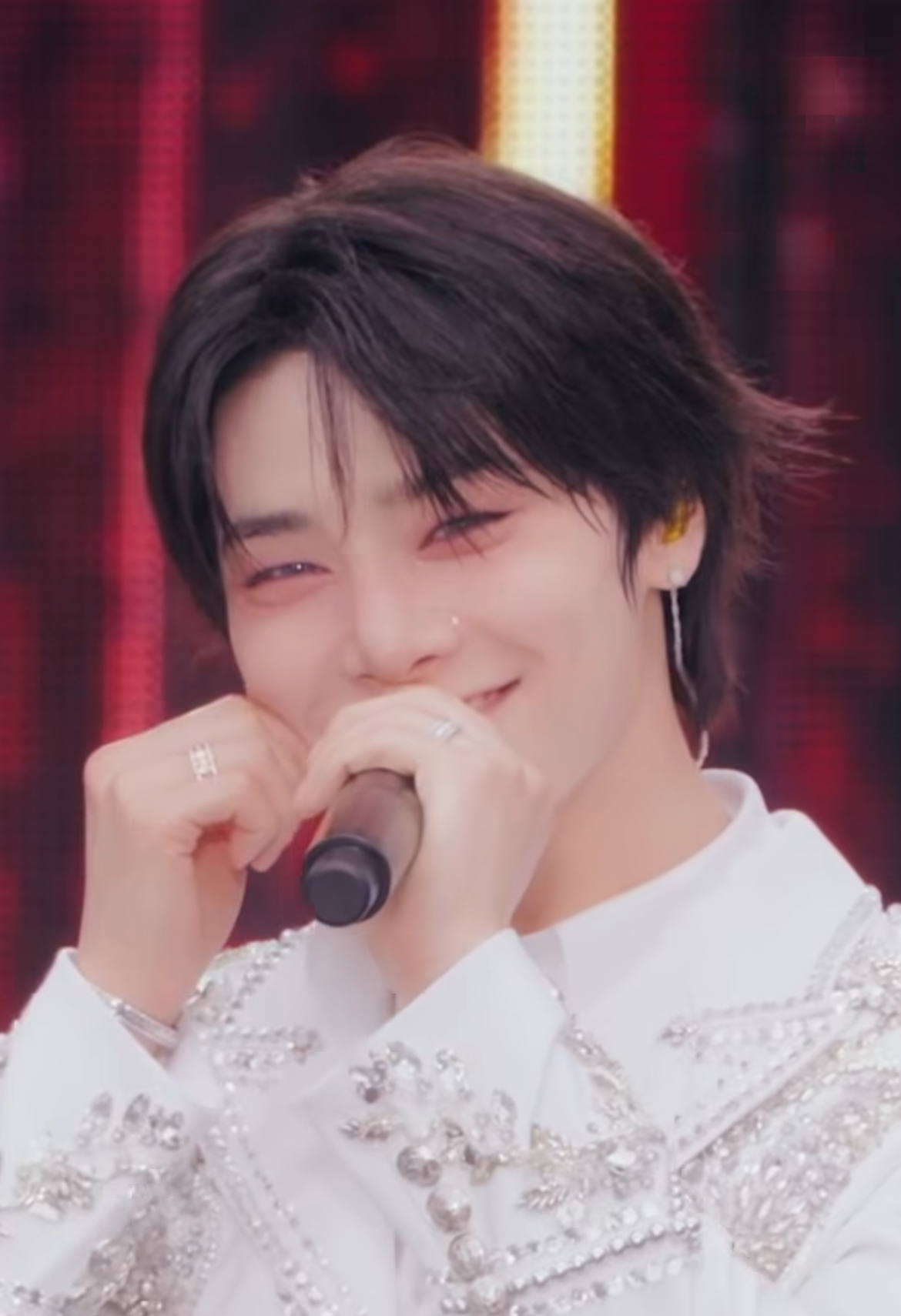 A moment captured by I.N (Stray Kids)'s fan