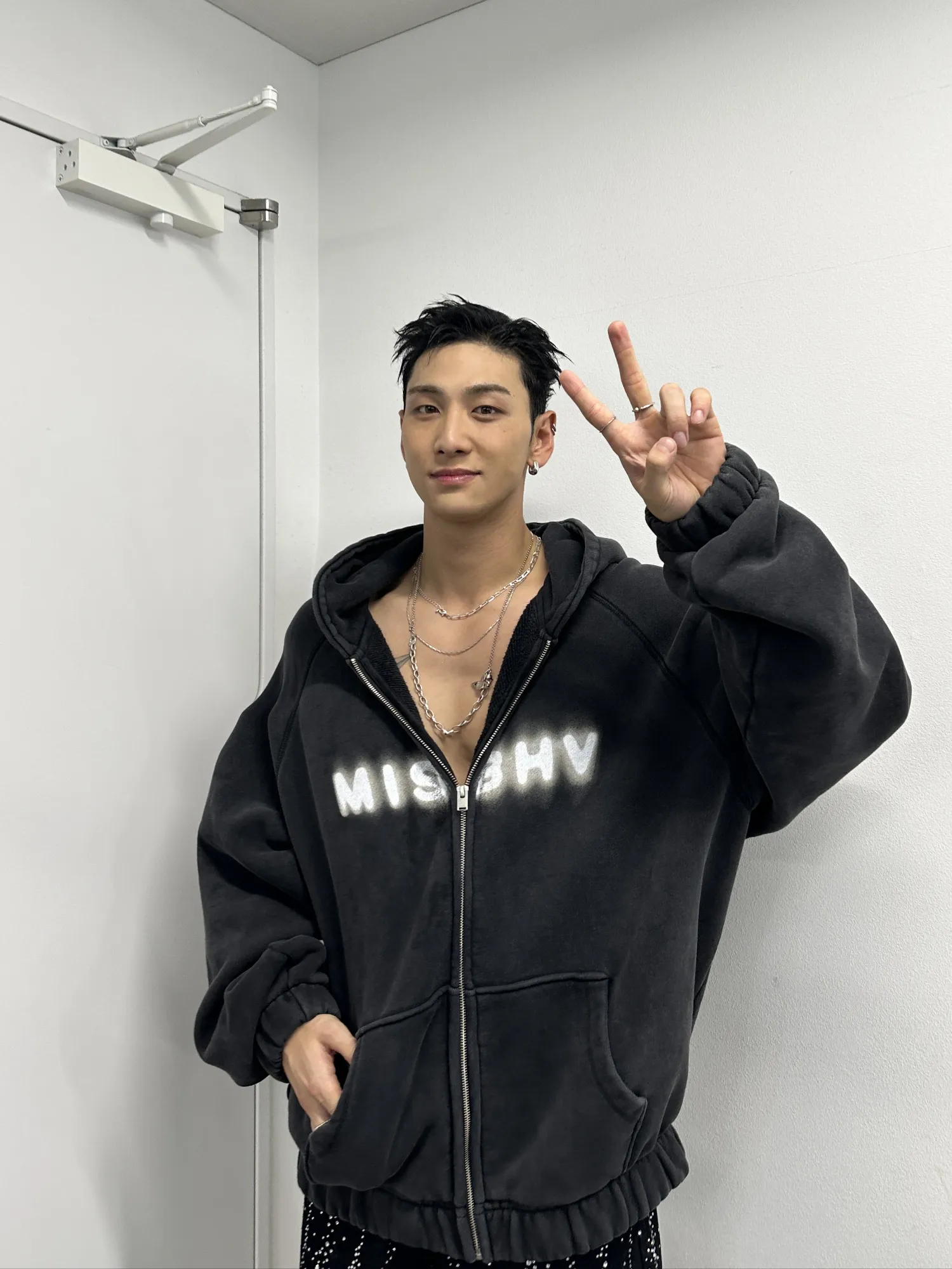 Momen yang diabadikan oleh penggemar Baekho