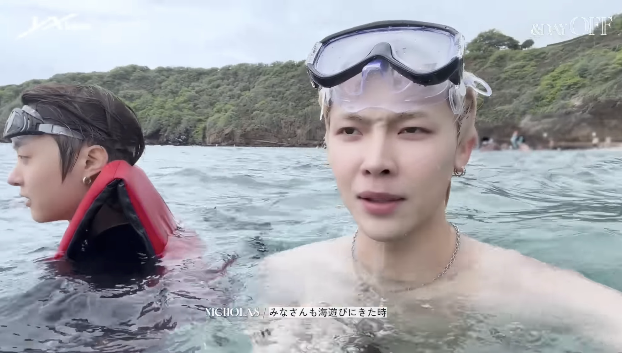 A moment captured by Nicholas (&TEAM)'s fan