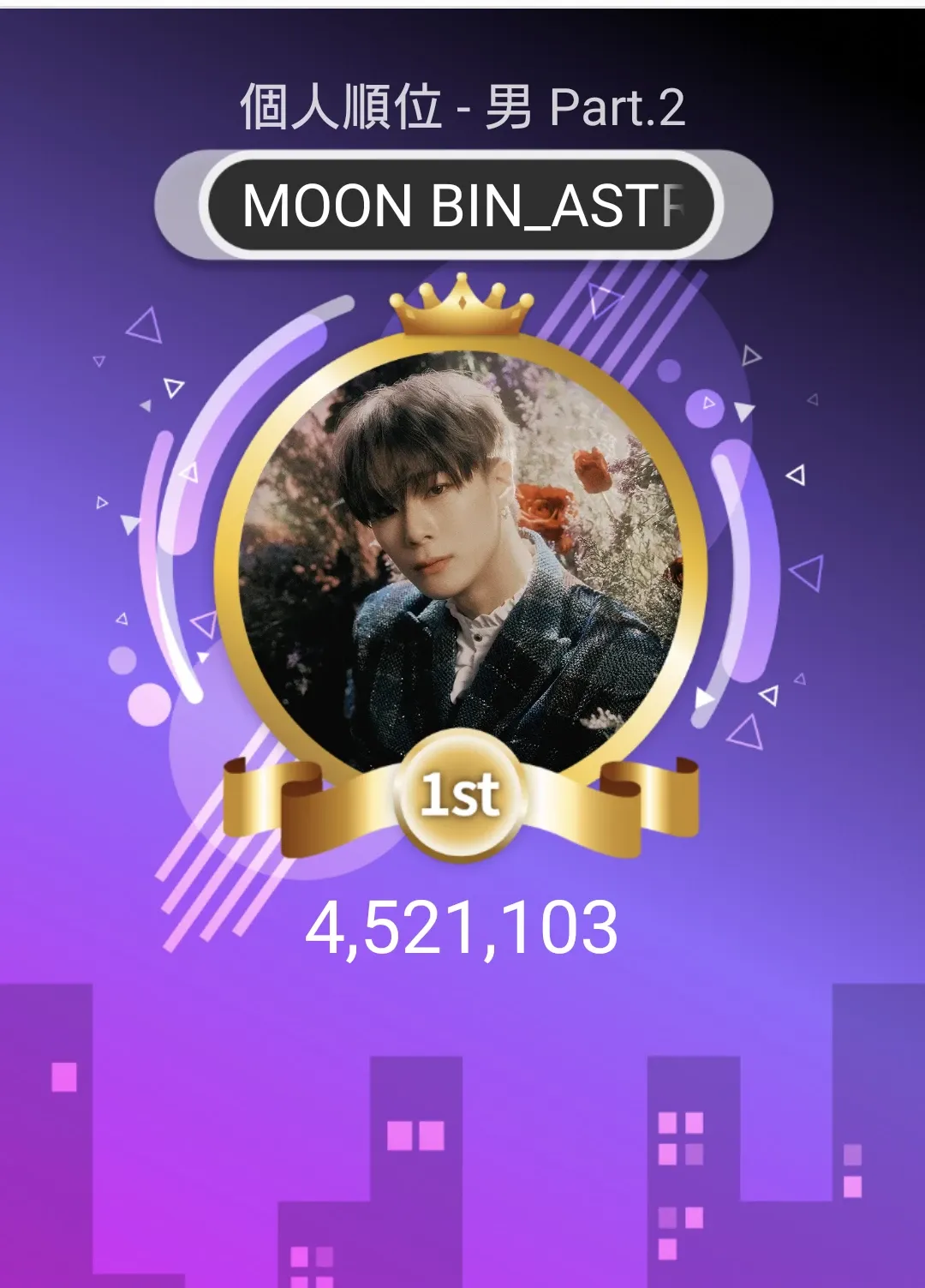 A moment captured by Moonbin (ASTRO)'s fan