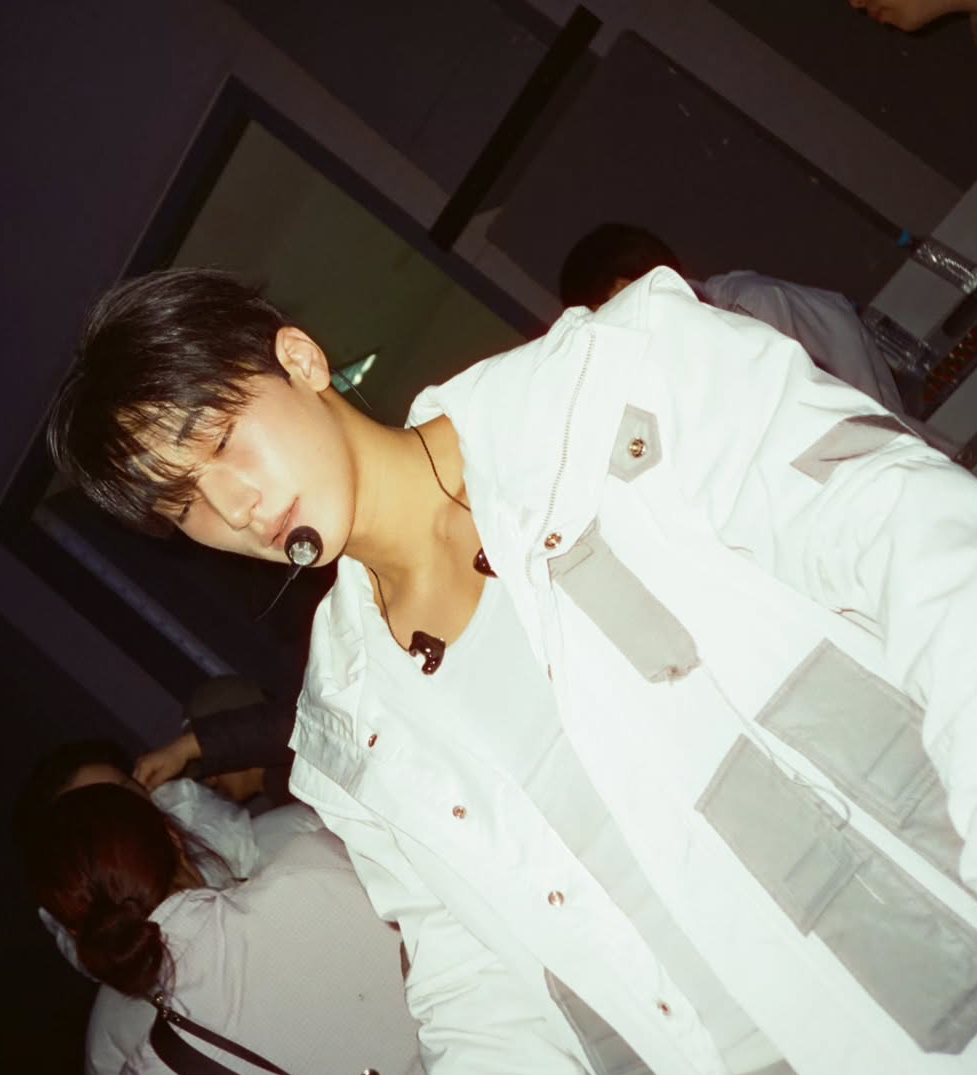 A moment captured by San (ATEEZ)'s fan