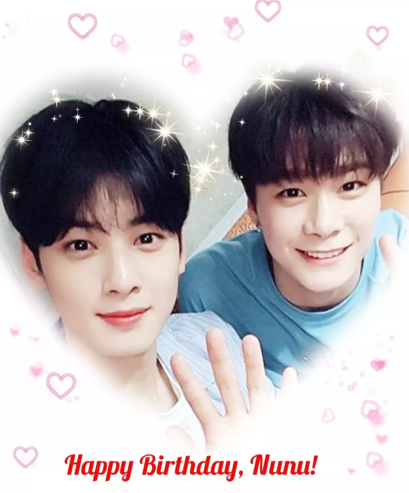 A moment captured by Eunwoo (ASTRO)'s fan