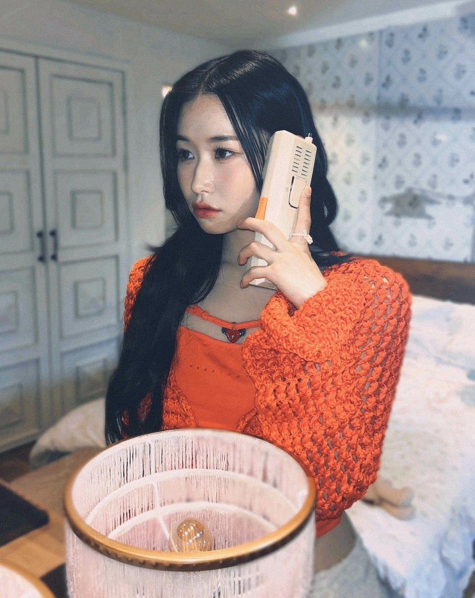 Recent activity shot of Kasahara Momona (ME:I)