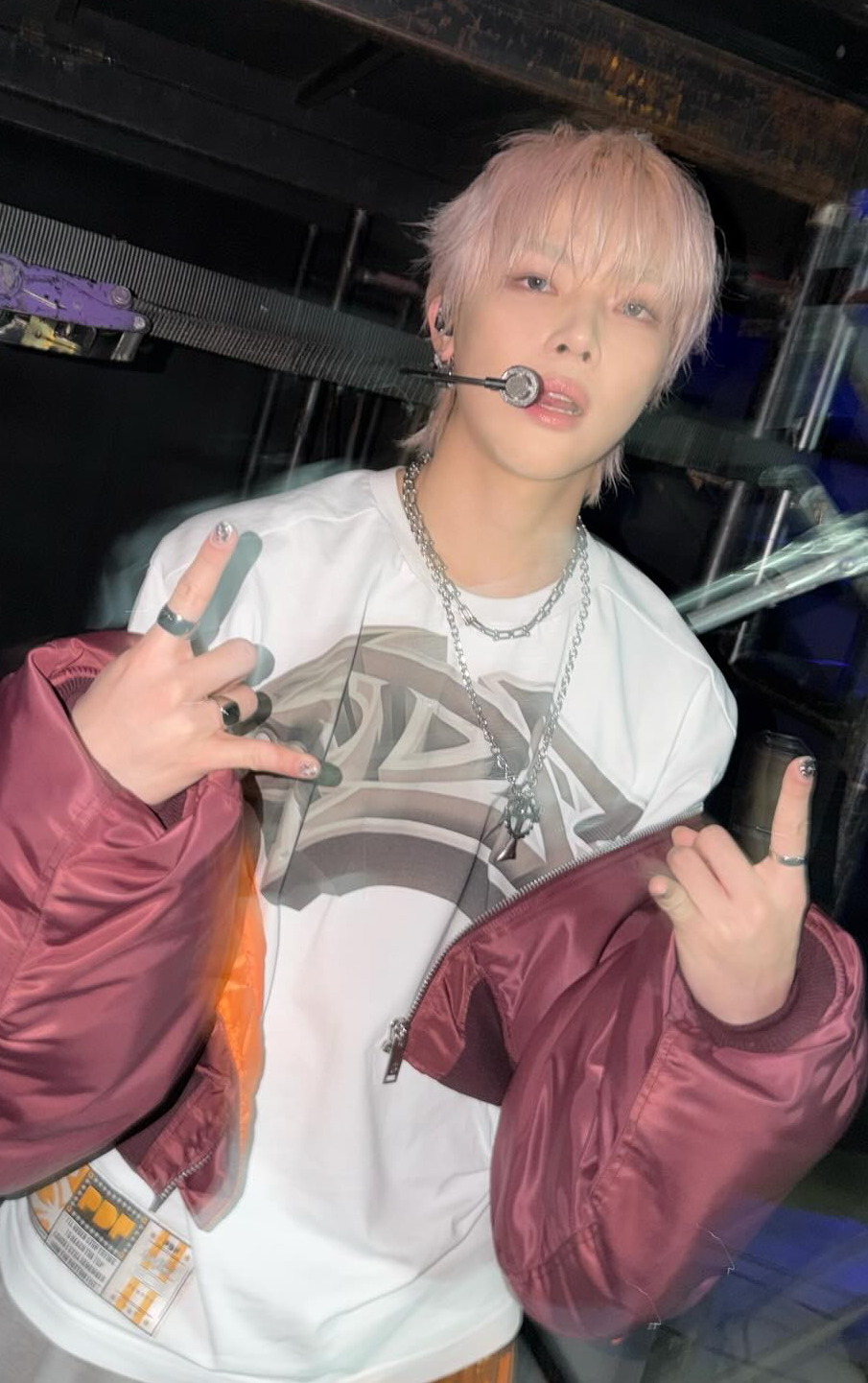 A moment captured by Nicholas (&TEAM)'s fan