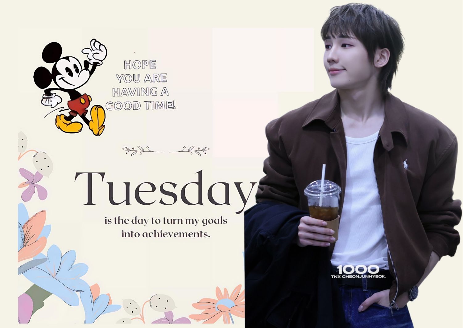 A moment captured by Junhyeok (TNX)'s fan