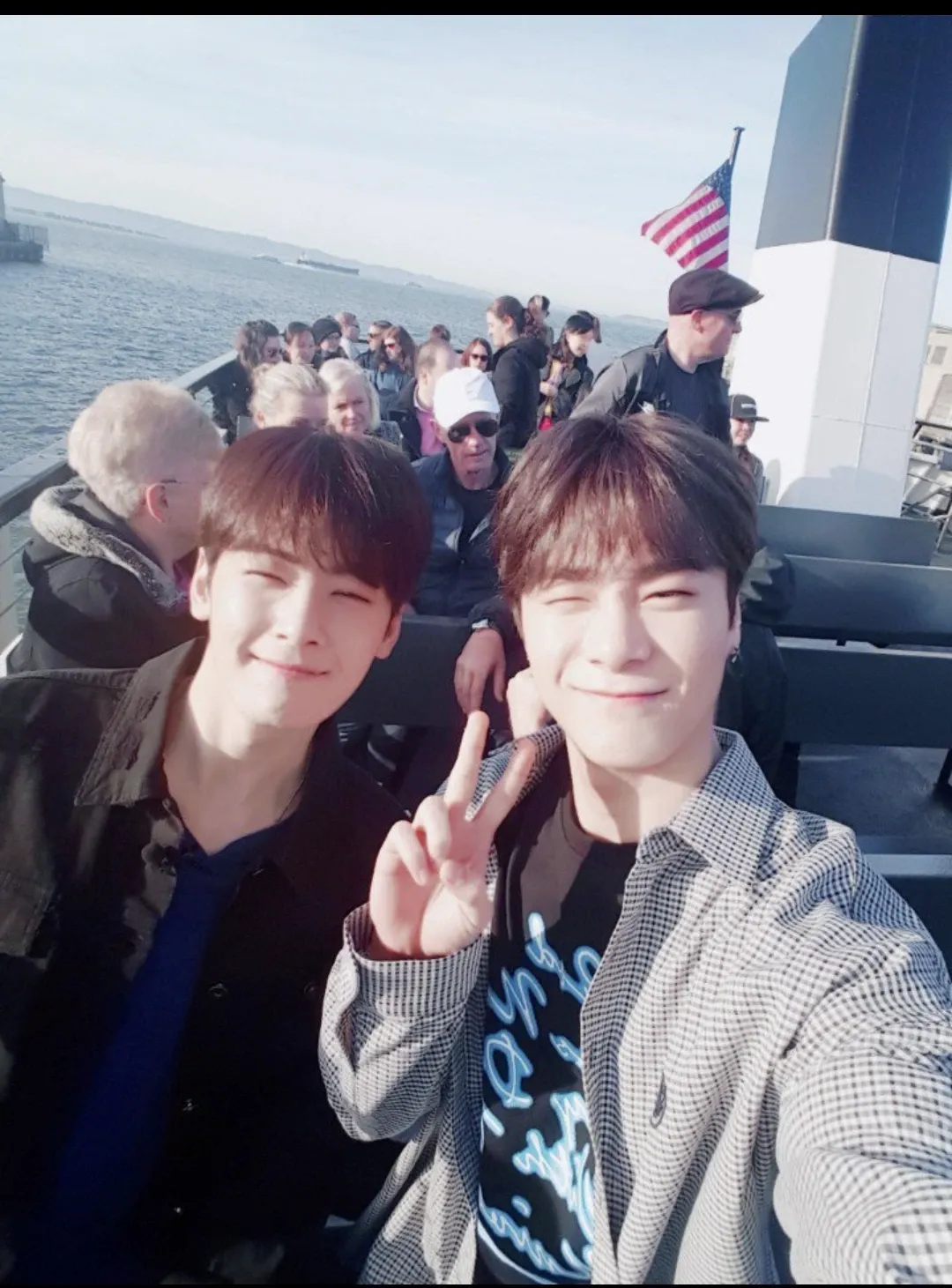 A moment captured by Moonbin (ASTRO)'s fan