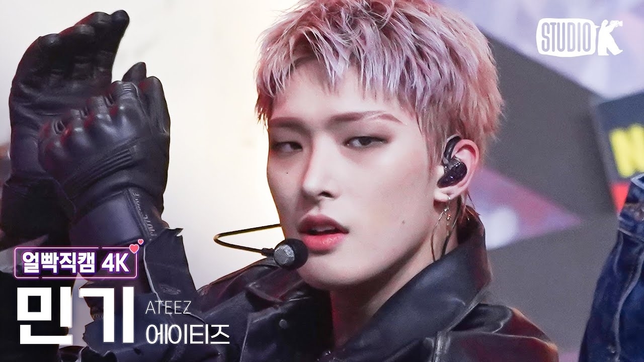 A moment captured by Mingi (ATEEZ)'s fan