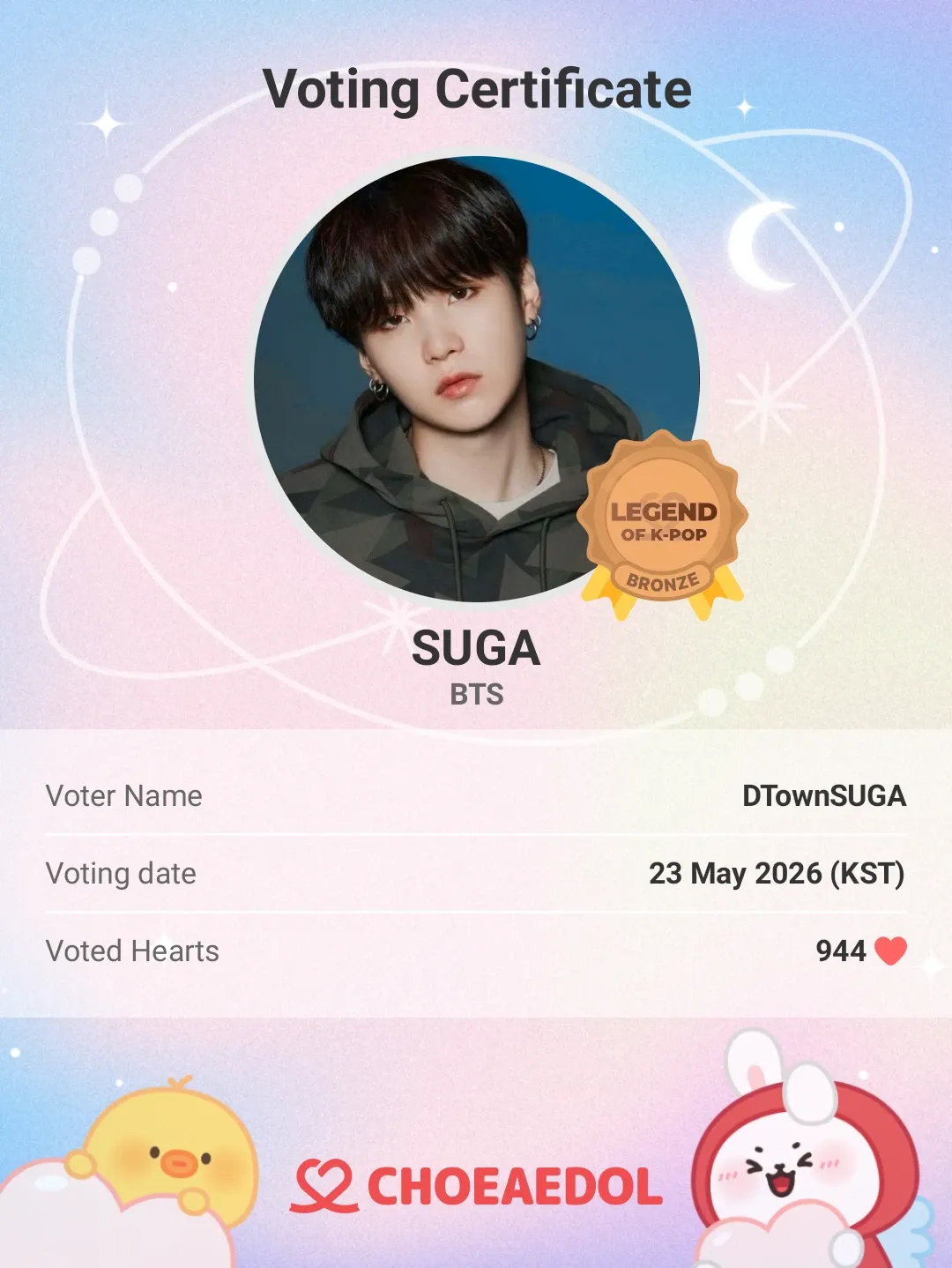 Potret di balik layar SUGA (BTS)