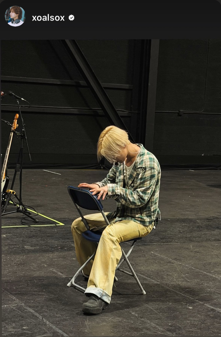 A moment captured by Taemin (SHINee)'s fan