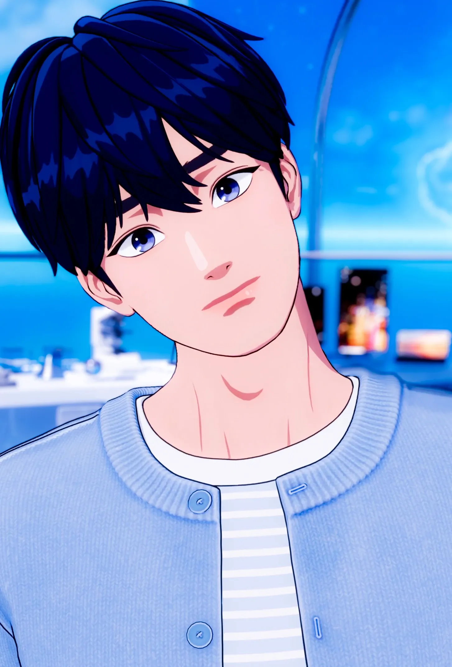 A moment captured by Yejun (PLAVE)'s fan