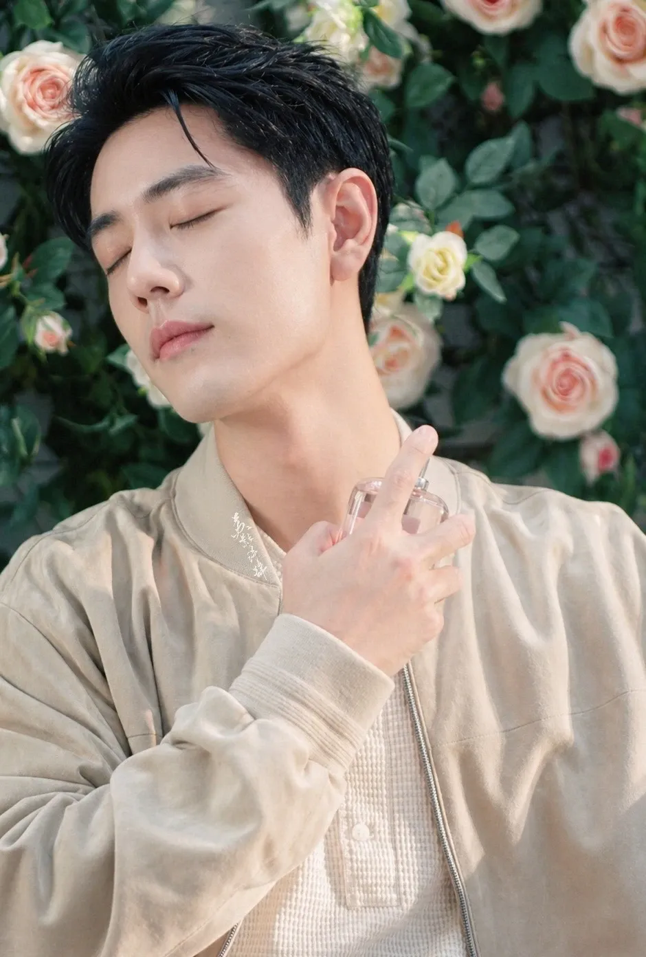 肖戦の舞台裏ショット