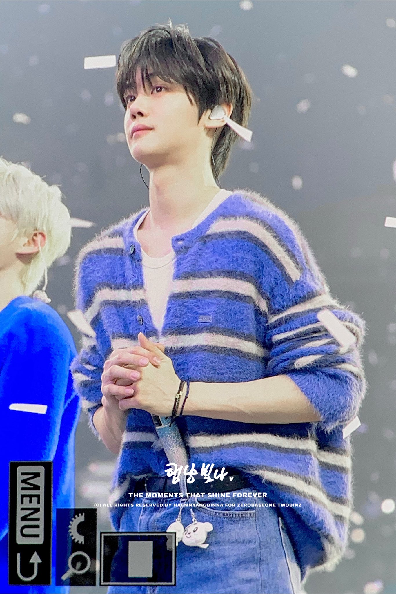 Recent activity shot of Kim Gyuvin (ZEROBASEONE)