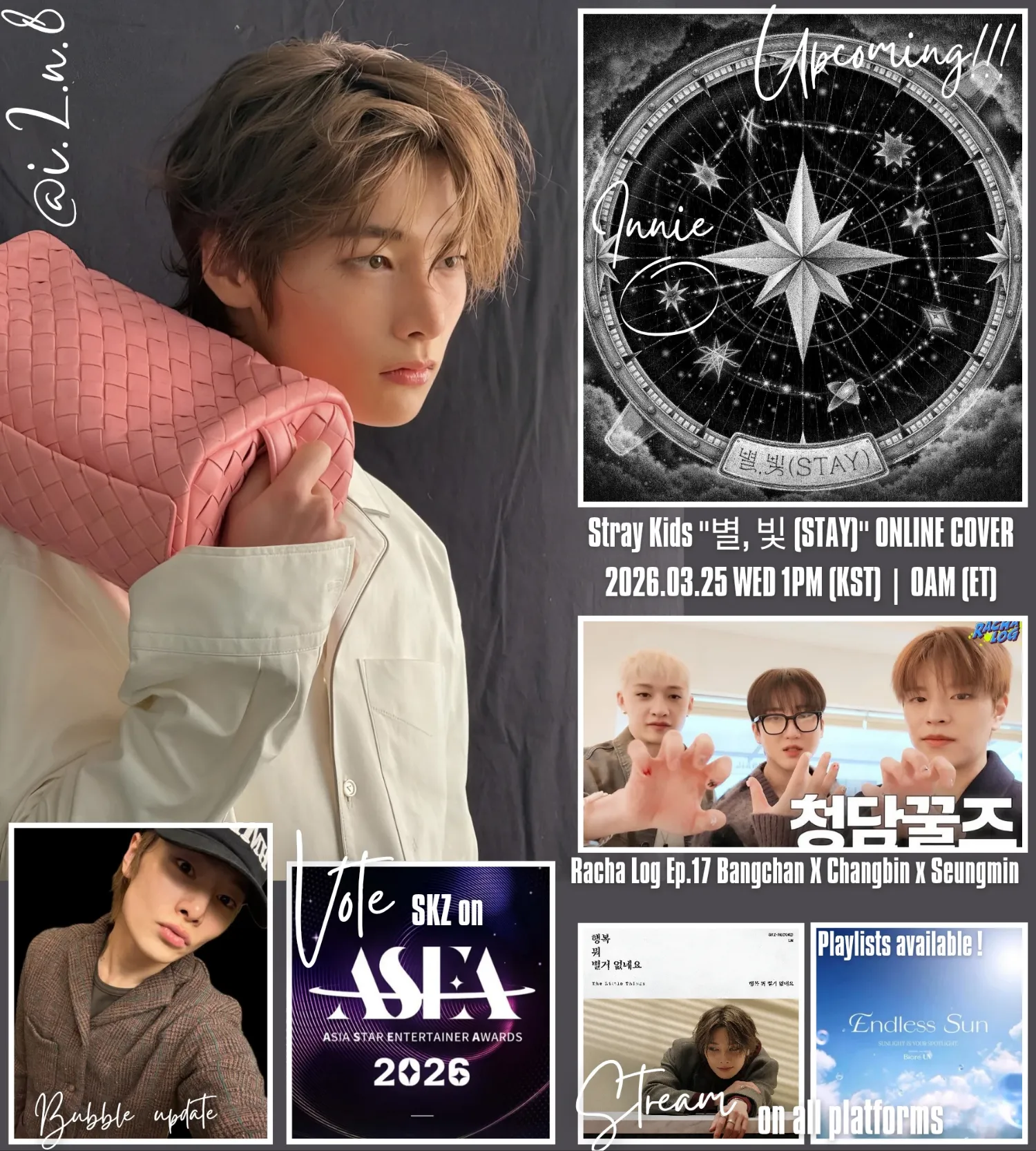 Recent activity shot of I.N (Stray Kids)