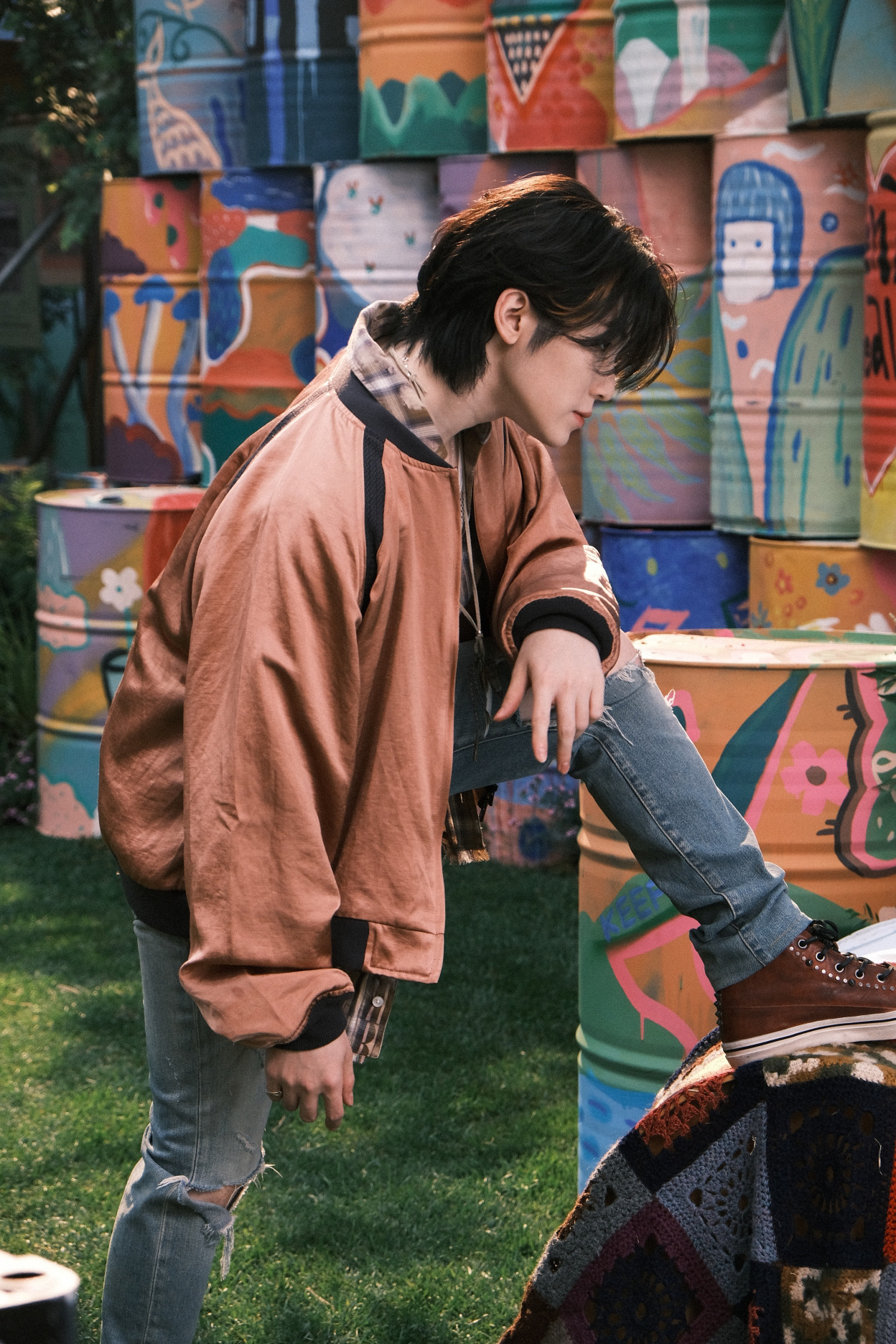 A moment captured by Woozi (SEVENTEEN)'s fan