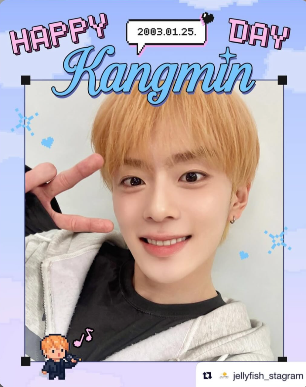 Recent activity shot of Kangmin (VERIVERY)