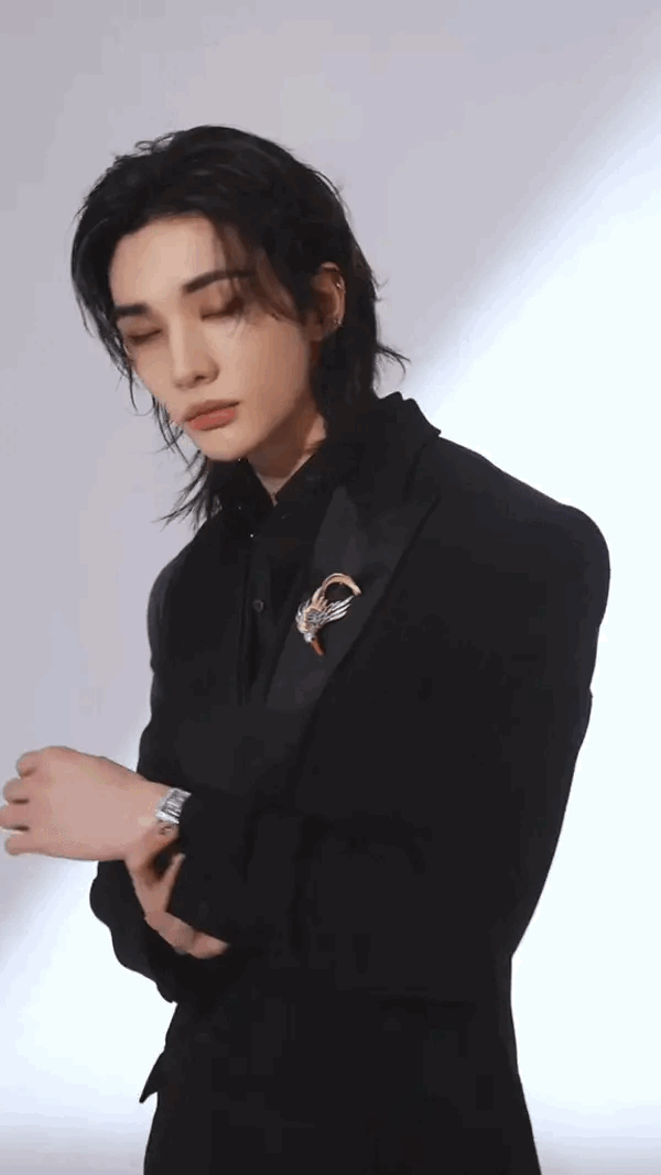 Recent activity shot of Hyunjin (Stray Kids)