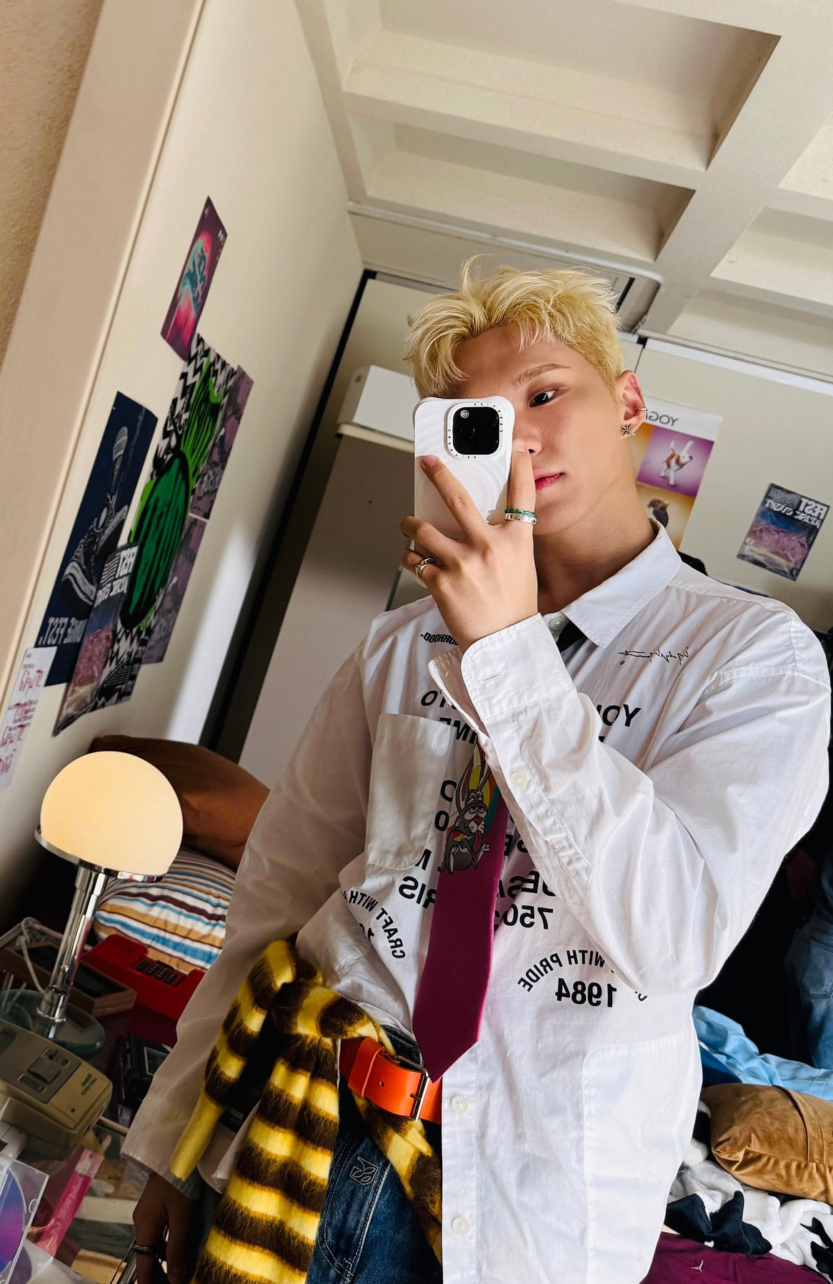 Recent activity shot of Hoshi (SEVENTEEN)