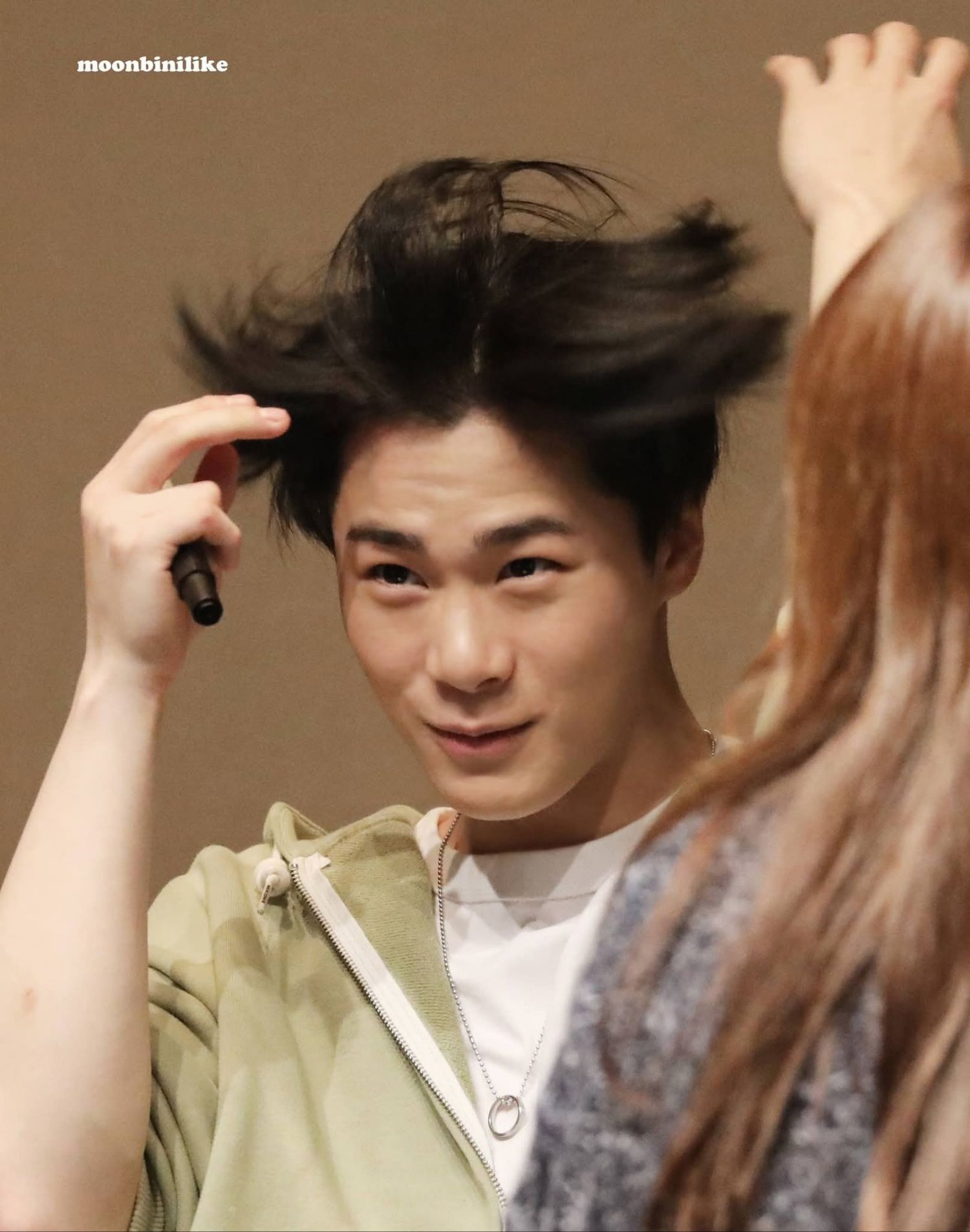 A moment captured by Moonbin (ASTRO)'s fan